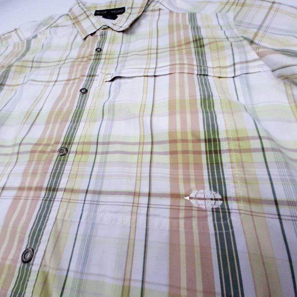 Exofficio Mens Outdoor Snap Button Shirt Short Sle - Picture 2 of 7